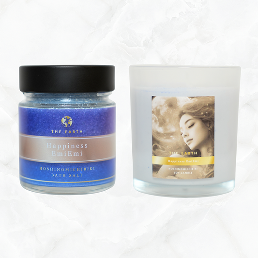 星の導きバスソルト&アロマソイキャンドル The Earth
